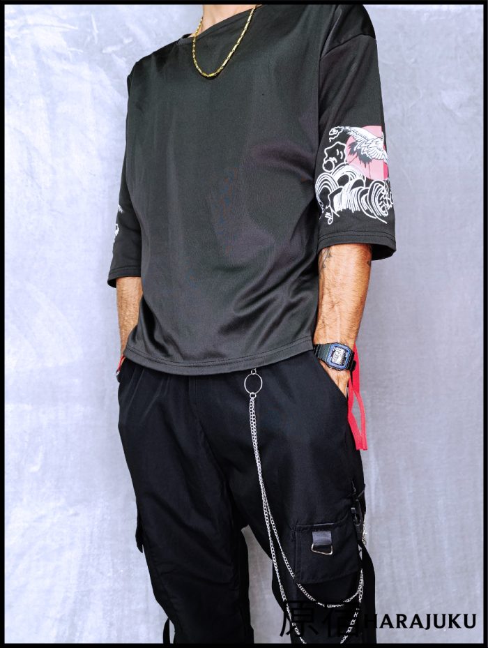 Camisetas Grulla -Hip Hop- estilo harajuku