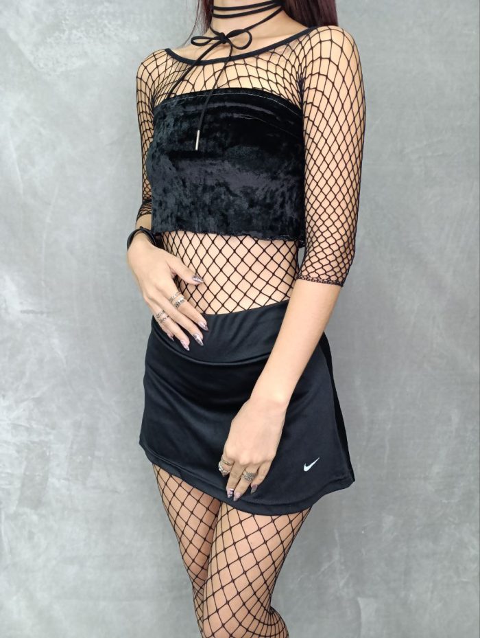 Pantimedias de red -cuerpo completo-