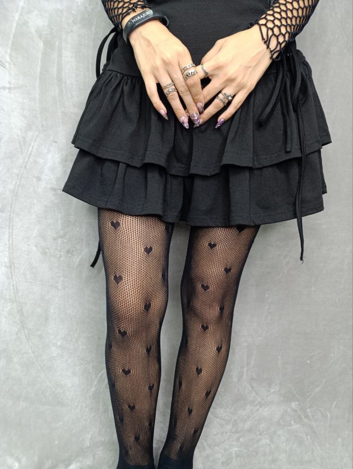 Medias de Red -estilo corazones-