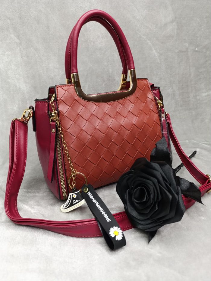 Cartera Bandolero - Modelo Vinotinto (incluye llavero)